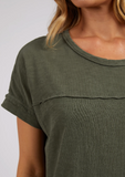 Foxwood Allison Tee Dress - Khaki