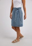 Foxwood Marieka Skirt - Mid Denim Blue