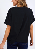 Foxwood Huntleigh Oversized Tee - Black