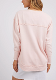 Foxwood Simplified Metallic Crew - Pale Pink