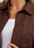 Foxwood Pierra Shirt - Chocolate