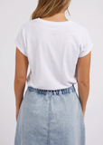 Foxwood Outline Tee - White
