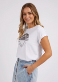 Foxwood Outline Tee - White