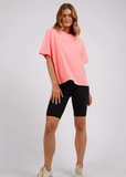 Foxwood Simplified Tee - Neon Pink
