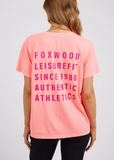 Foxwood Authentic Tee - Neon Pink