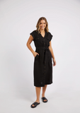 Foxwood Harlow Midi Dress - Black
