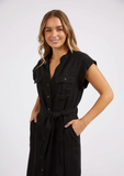 Foxwood Harlow Midi Dress - Black
