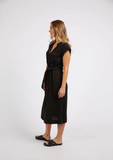 Foxwood Harlow Midi Dress - Black