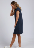 Foxwood Signature Tee Dress - Navy