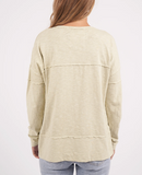 Foxwood Jayne Throw on Top - Fog Green