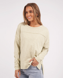 Foxwood Jayne Throw on Top - Fog Green