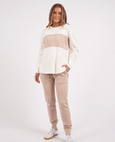 Foxwood Simplified Tonal Crew - Vintage White