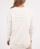 Foxwood Simplified Tonal Crew - Vintage White