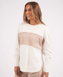 Foxwood Simplified Tonal Crew - Vintage White