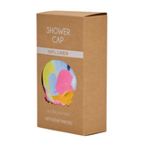 Linen Shower Cap - Good Vibes