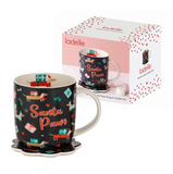 Mug & Coaster Set - Santa Paws