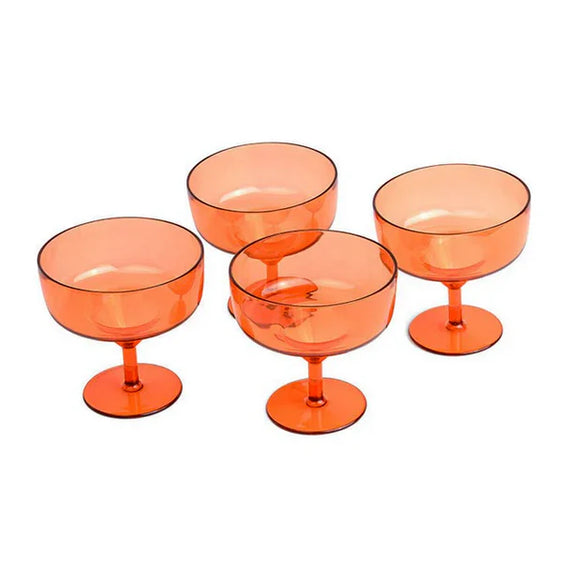 Glassware - The Rue Margarita Set of 2 - Orange