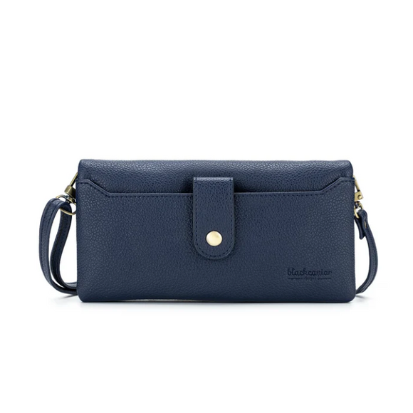 Black Caviar Designs Evie Wallet - Deep Navy