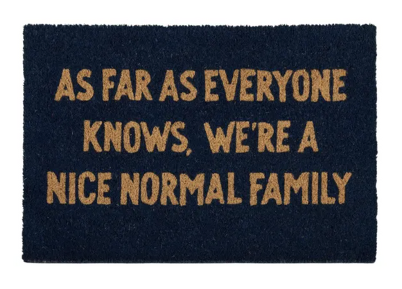 Door Mat -Normal Family PVC Back Coir Mat 40x60cm