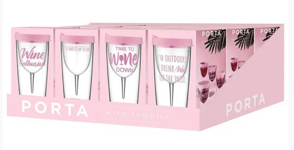 Wine Enthusiast Assorted Tumbler