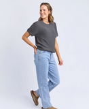 Foxwood Blair Short Sleeve Knit - Charcoal