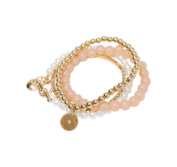 Bracelet Stack Faith - Gold/Rose