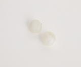 Earrings - Sandy White Marble