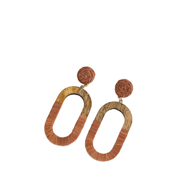 Earrings Avery - Tan