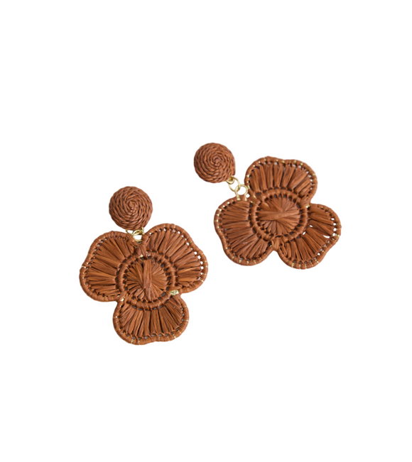 Earrings Cameron - Tan