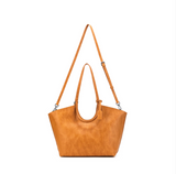Black Caviar Design Cielo 3 Piece Handbag Tote - Tan