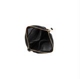 Black Caviar Design Mika Passport Phone Crossbody - Black