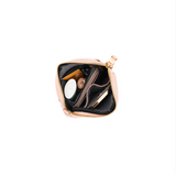 Black Caviar Design Mika Passport Phone Crossbody - Pink