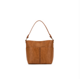Black Caviar Design Melody Piece Shoulder Crossbody Bag - Tan