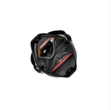 Black Caviar Design Melody Piece Shoulder Crossbody Bag - Black
