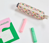 Kollab Pencil Case - Needlepoint Garden