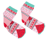 Lolly Kicks Socks - Watermelon