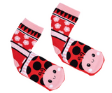 Lolly Kicks Socks - Ladybug