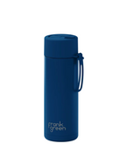 Frank Green - Ceramic Reusable Bottle Flip Straw Lid 20oz Deep Ocean