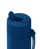 Frank Green - Ceramic Reusable Bottle Flip Straw Lid 20oz Deep Ocean