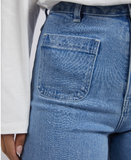 Foxwood Sarah Wide Leg Jeans - Light Blue