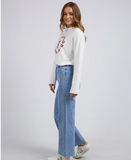 Foxwood Sarah Wide Leg Jeans - Light Blue
