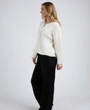 Foxwood Murphy Knit Cardigan - Vintage White