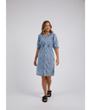 Foxwood Vivian Dress - Washed Blue