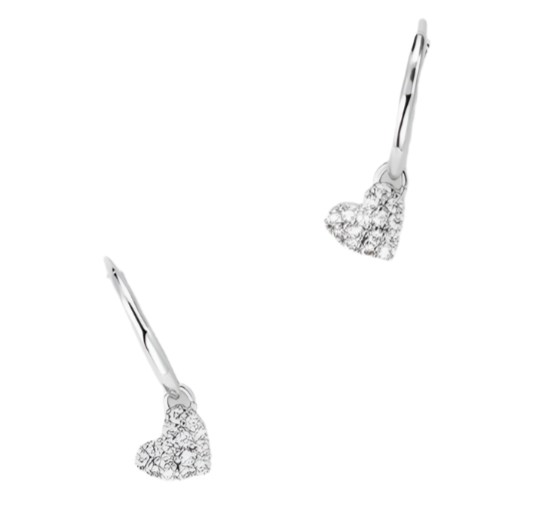 Earring - Gracie Huggies Silver