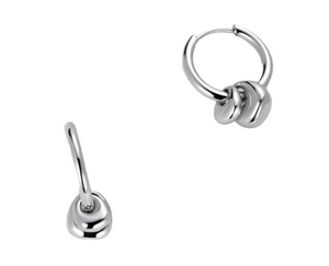 Earrings - Sadie Large Silver