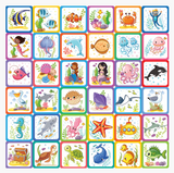 Under the Sea Memory Match Game (Set of 72 cards)