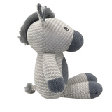 Zac the Zebra Knitted Toy