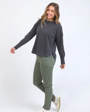 Foxwood Farrah Long Sleeve - Charcoal