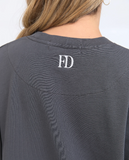 Foxwood Effortless Crew - Iron Grey