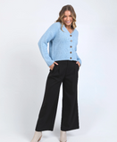 Foxwood Jensen Button Cardi - Celestial Blue